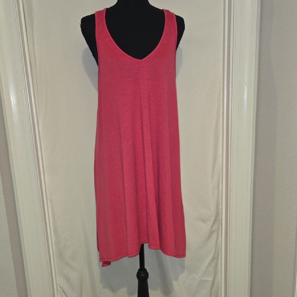 Joe B Vibrant Pink Asymetrical Dress